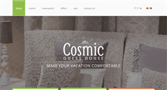 Desktop Screenshot of cosmicguesthouse.com